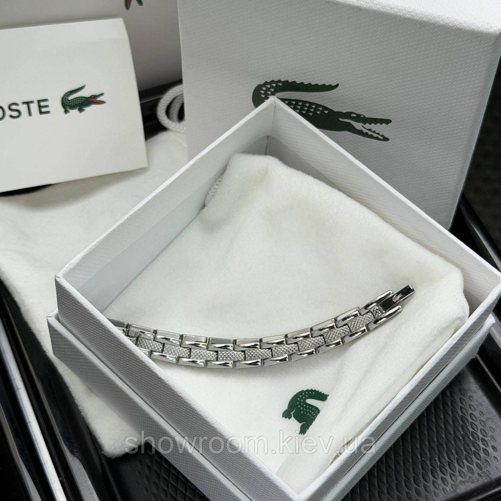 Чоловічий брендовий браслет на руку Lacoste, Лакоста (40194) Київ - фото 7