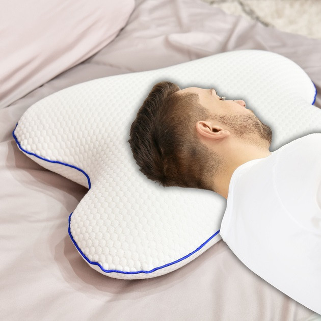 Подушка IDEIA ортопедическая MEMORY FOAM в форме бабочки 58х50х12 см с эффектом памяти Черновцы - изображение 9