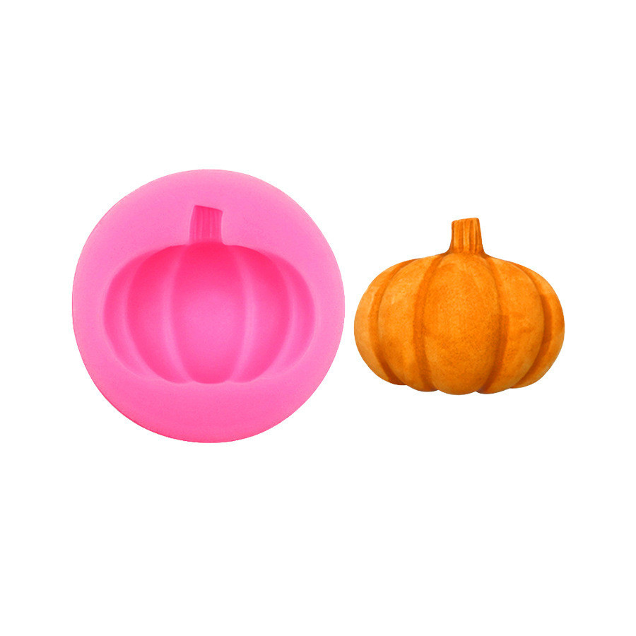 Молд силиконовый Тыква 54 мм розовый Киев - изображение 1