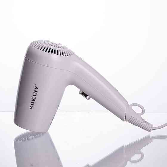 Фен настінний для сушіння волосся побутовий фен для укладання компактний потужний 1200 Вт SK-CF-2217 Коломия