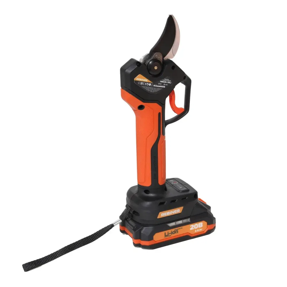 Секатор RebinerRBS35/20Li 20В – бесщеточный мотор, 1 АКБ+зарядка, Гарантия 36 мес Львов - изображение 10