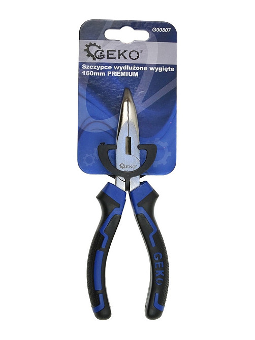 Плоскогубці подовжені вигнуті "GeKo" premium 160 мм Киев - изображение 4