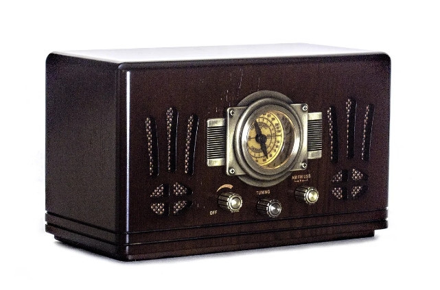 Ретро радіо програвач Daklin Де Голль AM/FM,MP3/ USB/ SD дерево Горіх (RP-057) Вінниця - фото 4