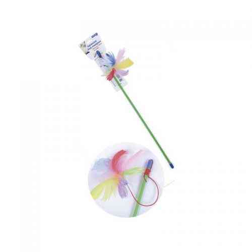 Іграшка Природа Паличка для кота з пір_ям на резинці 50 см Київ