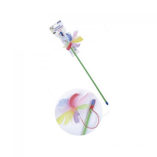 Іграшка Природа Паличка для кота з пір_ям на резинці 50 см Київ - фото 3