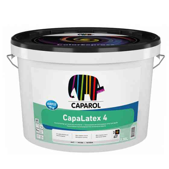 Універсальна інтер'єрна латексна фарба Caparol XUA CapaLatex 4 B3 прозорий 9.4 л Киев