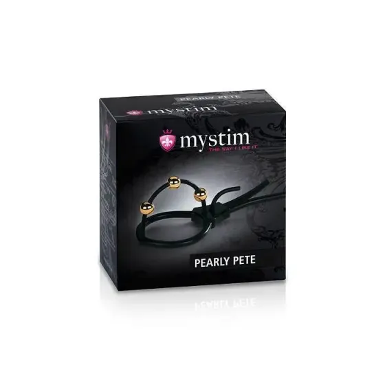 Утяжка для пеніса Mystim Pearly Pete, з трьома кульками Львів