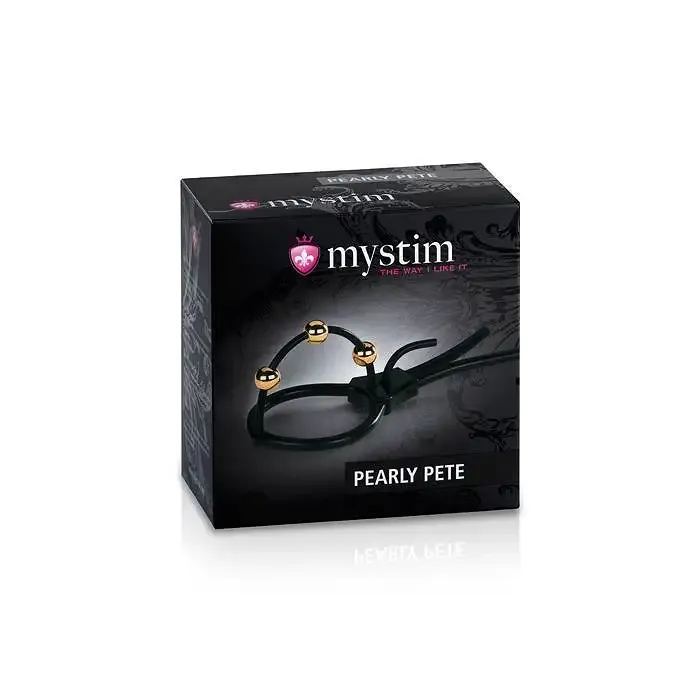 Утяжка для пеніса Mystim Pearly Pete, з трьома кульками Львов - изображение 3