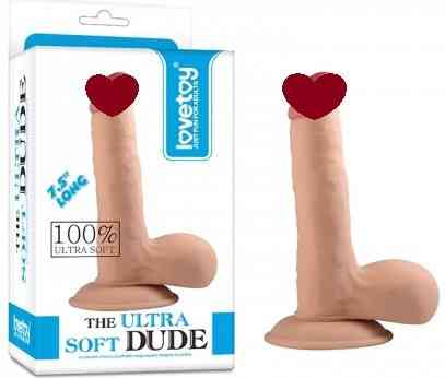 Фалоімітатор - The Ultra Soft Dude 7.5" Sex Aura Київ