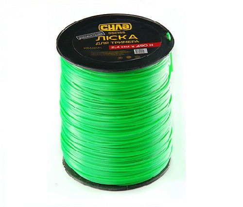 Леска для триммера 2,7 мм квадратная 300 м СИЛА Харьков - изображение 1
