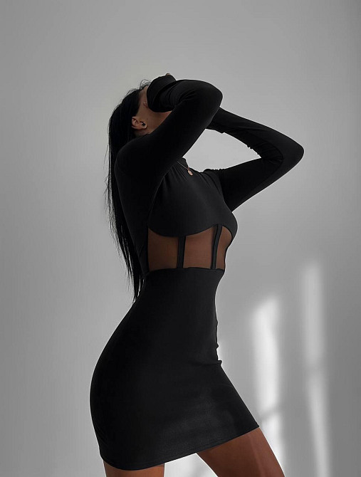 Жіноча чарівна мінісукня з імітацією корсета турецька ангора puma 46/48 Одеса - фото 3