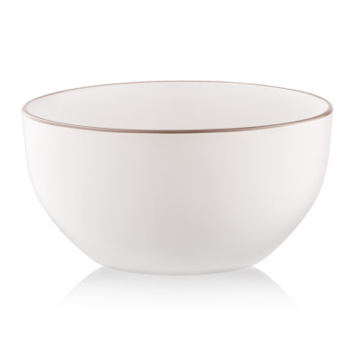 Салатник Ardesto Asti 670мл, 14.2см, кераміка, білий (AR1414AW) Вінниця - фото 4