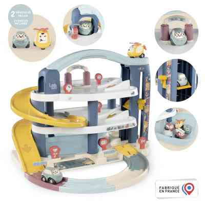 Ігровий набір Smoby Little Великий гараж 3 поверхи, з машинкою та гелікоптер (7600140203) Вінниця