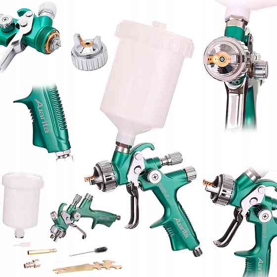 Фарбопульт пневматичний LVLP верх.пласт.бачок 600мл, 1,4мм AUARITA 898-2-1.4LP Одеса