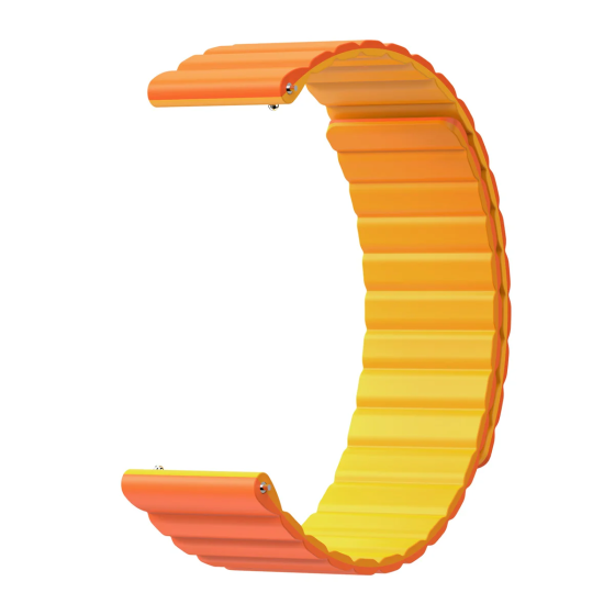 Магнітний ремінець KOSPET 22 мм. Orange-Yellow SBR Київ