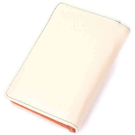 Місткий гаманець для жінок із натуральної шкіри ST Leather 22500 Білий Київ