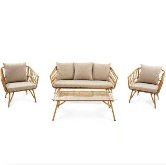 Комплект садових меблів Di Volio Teramo бежево-кремовий Киев