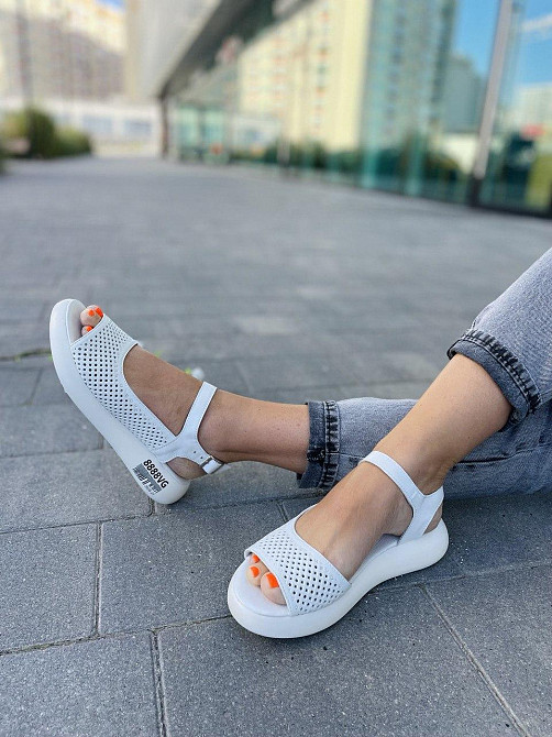 VLADEKS Босоніжки жіночі VLADEKS 2854 білі (літо, шкіра натуральна) (4072) Коломыя - изображение 8