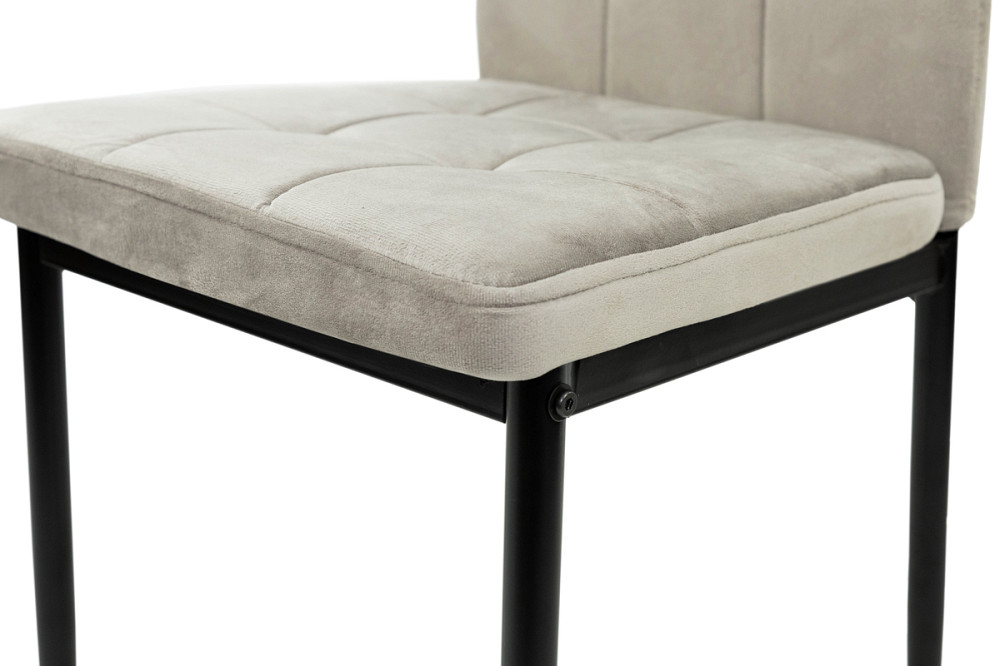 Стілець Айс, чорний/велюр пісочний Киев - изображение 6