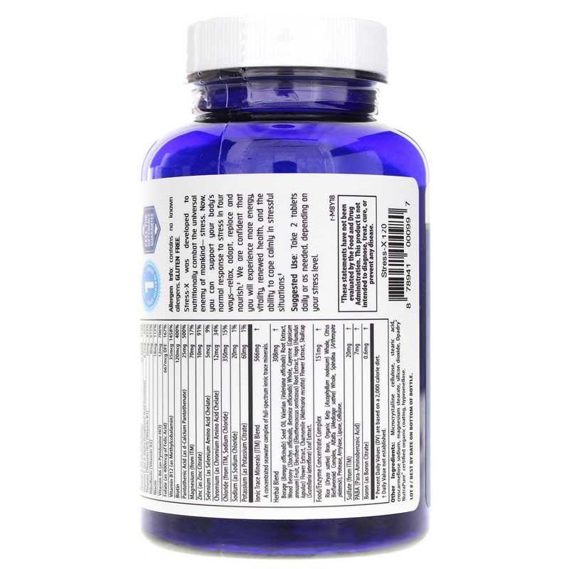 Підтримка нервової системи  Trace Minerals Research Stress-X 120 таб Київ - фото 3