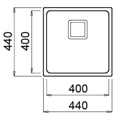 Мийка кухонна Elleci W-SQUARE 400 Вінниця