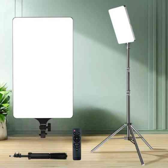 Прямокутний відеосвітло LED панель зі штативом 210см 50Вт 2700-7500К CRI  96+ AC Prof RL-16T Київ