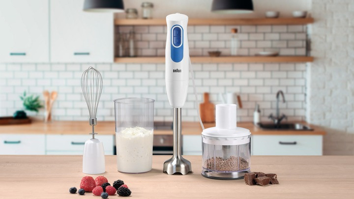 Блендер Braun MQ 20236 M WH ( білий з синім ) Харків - фото 4