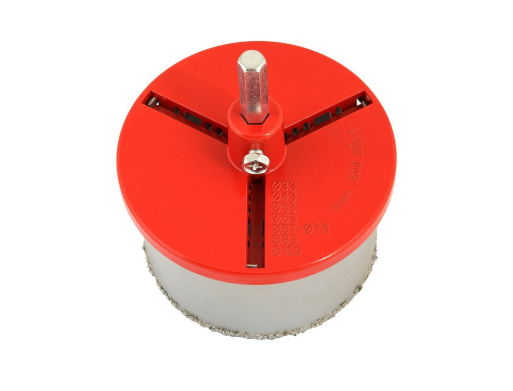 GRANITE Свердло корончате для плитки GRANITE 103 мм вольфрамове напилення з платформою 2-08-203 Київ - фото 3