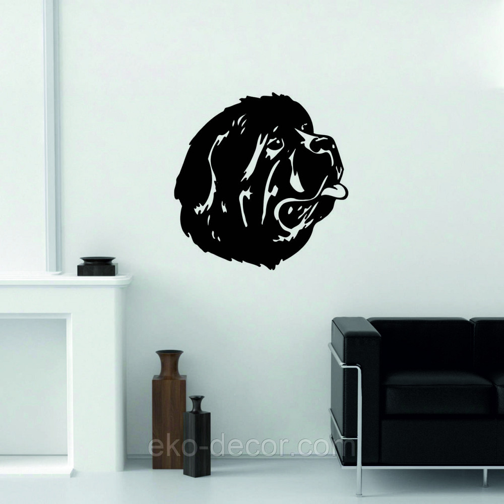 Декоративне настінне Панно «Мастиф», Декор на стіну 70*70 см, Чорний Київ - фото 8