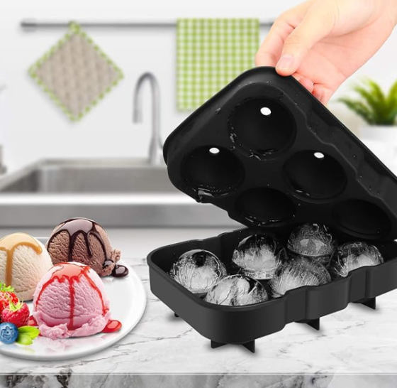 Силіконова форма для льоду Ice Ball на 6 кульок 4.5 см Київ