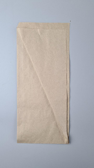 Пакет паперовий крафт бурий Куток 150х0х350, 40 г/м2 (100 шт.) Харків - фото 1