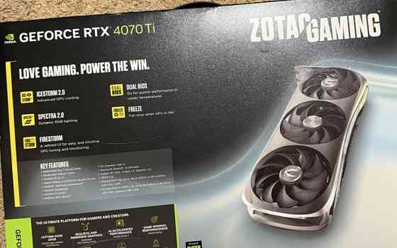 Видеокарта Zotac gaming GeForce RTX 4070 Ti AMP Extreme AIRO Киев
