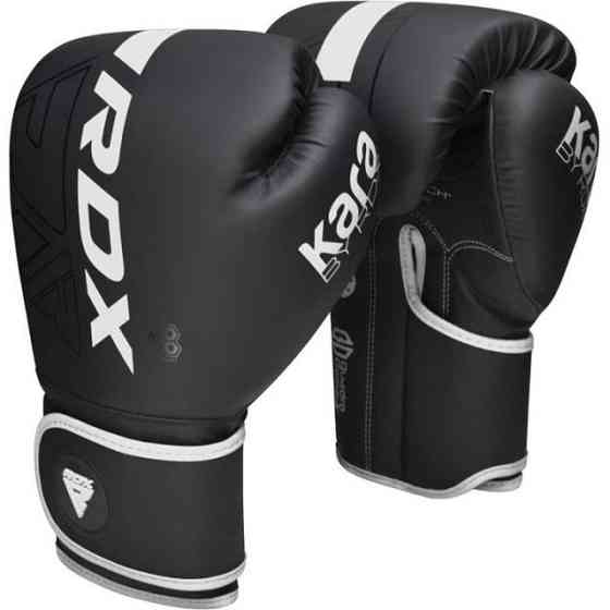 Боксерські рукавиці RDX F6 Kara Matte White 12 унцій (капа в комплекті) Кам'янське