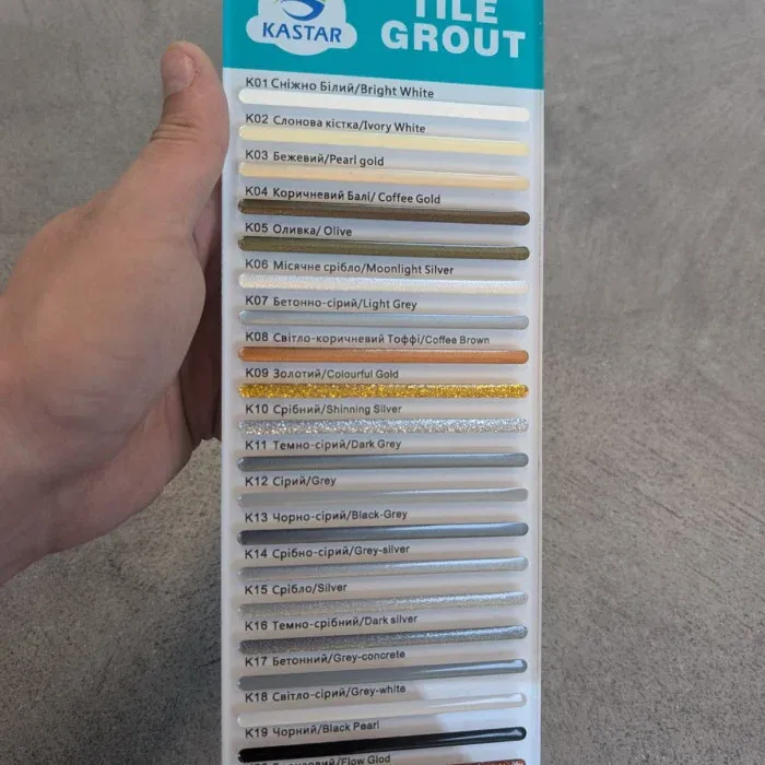 Епоксидна фуга для швів Kastar Ceramic Tile Sealant K18 світло-сірий 400 мл Київ - фото 8