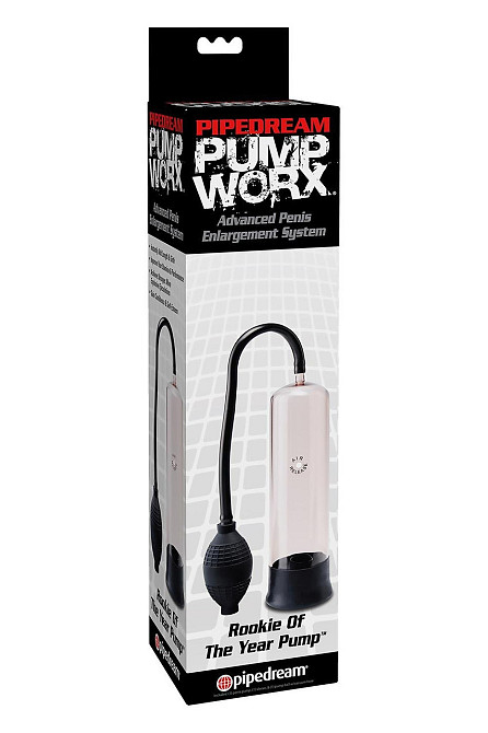 Помпа вакуумная Pipedream Worx Rookie прозрачная, 57.2 см Sex Aura Киев - изображение 2