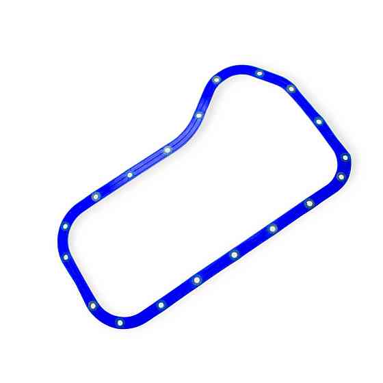 Прокладка 2101, 2102, 2103, 2104, 2105, 2106, 2107, 2121, 21213, 21214, Москвич 2141, 2335 (силікон) синя з металшайбами піддону Мукачево