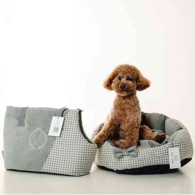 Лежак для животных Chloe's Home Берлин S серый (CLH5569) Винница