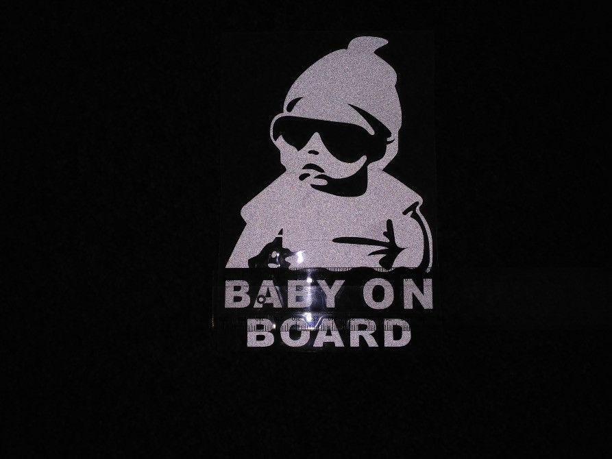 Наклейка Ребенок в машине Baby on board большая св Киев - изображение 7