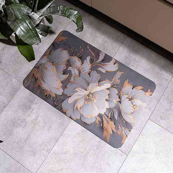 Килимок з 3D-принтом Baroque 58*38 см діатомітовий Yiwu HP-42-106 Київ