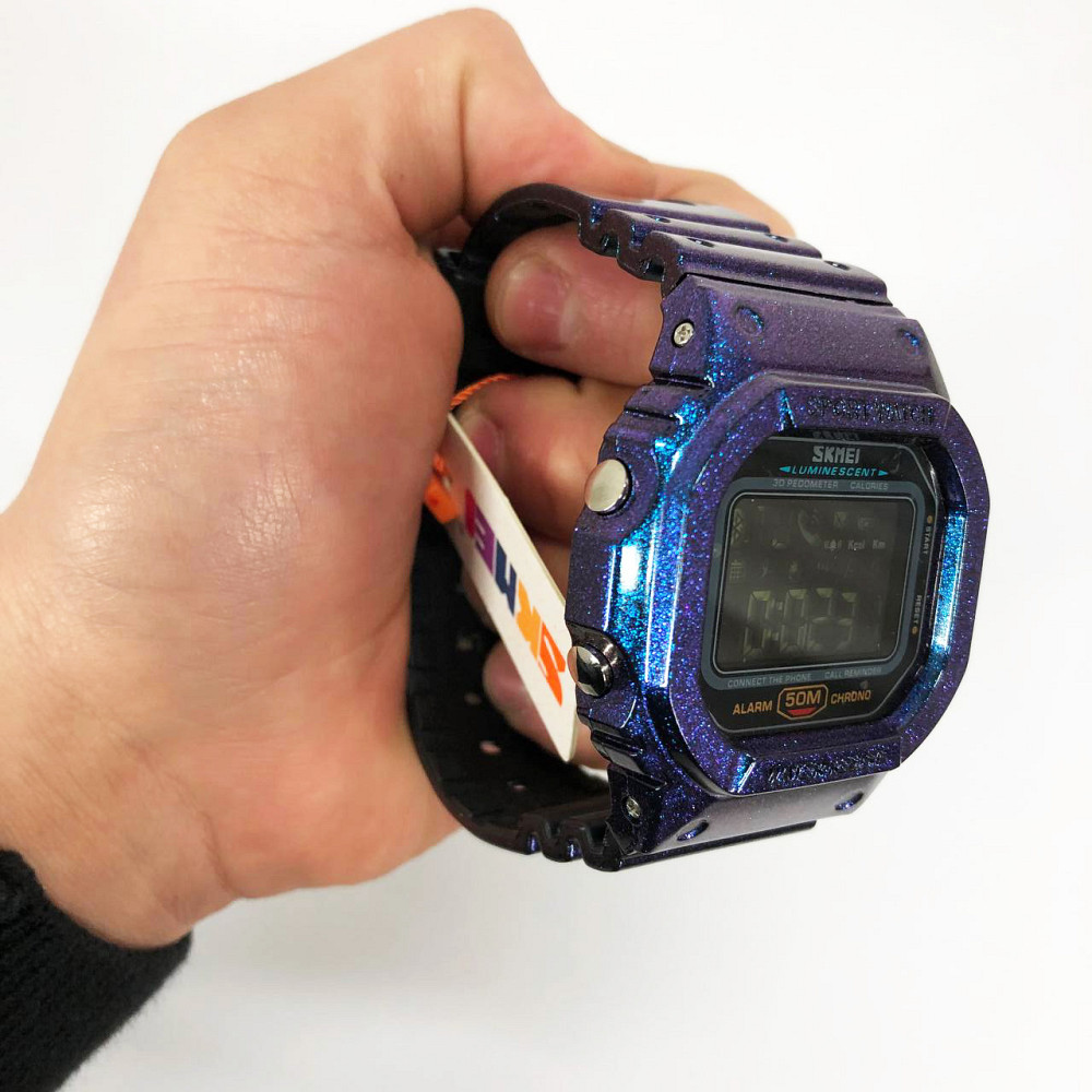 Спортивні годинники чоловічі водонепроникні SKMEI 1629GTPL, Годинники спортивні скмей VL-25 Івано-Франківськ - фото 4