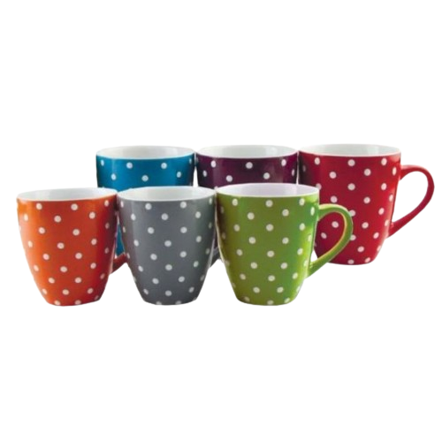 Чашка Горох 340мл порцеляна KW113 (мікс) Interos Житомир - фото 2