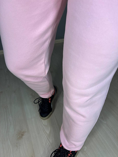 Штаны женские Pepper&mint 24-13 спортивные джоггеры резинка на талии утепленные розовые, розовый, L Киев - изображение 16