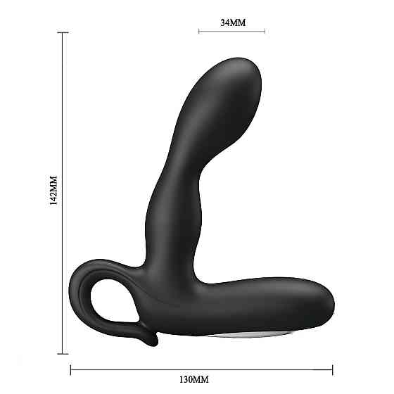 Масажер простати - Pretty Love Barrack Prostate Stimulator Black Sex Aura Київ