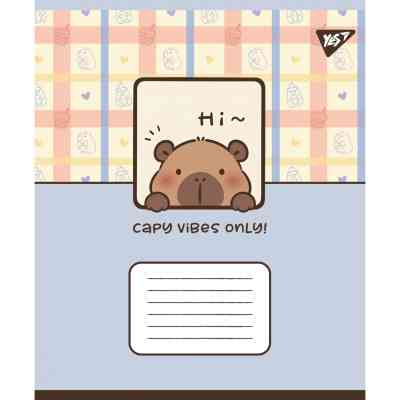 Тетрадь Yes Capy vibes А5 24 листов клетка (767955) Винница