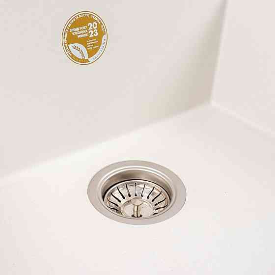 VALESO Кухонна гранітна мийка 5750 DAVINA VALESO білосніжна Коломыя