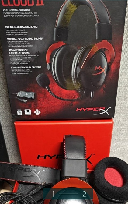 Наушники: HiperX Cloud 2. Харьков - изображение 1