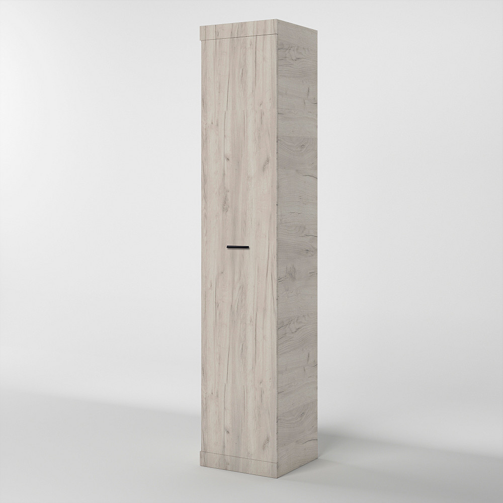 Шафа-пенал закритий Еверест Соната дуб крафт білий (DTM-2691) Львів - фото 2