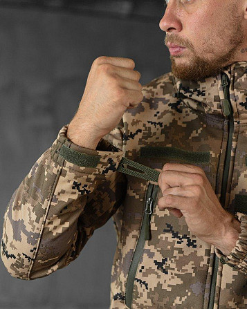 Тактическая куртка мужская весна осень kord пиксель XXXL Киев - изображение 15