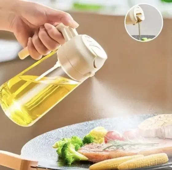 Диспенсер для растительного масла и уксуса / Распылитель дозатор для масла 2 в 1 Коломия