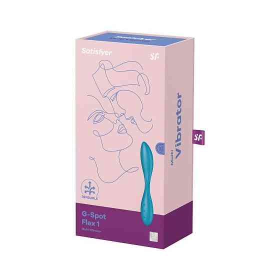 Универсальный вибратор Satisfyer G-Spot Flex 1, гибкий ствол с фиксацией положения Sex Aura Киев